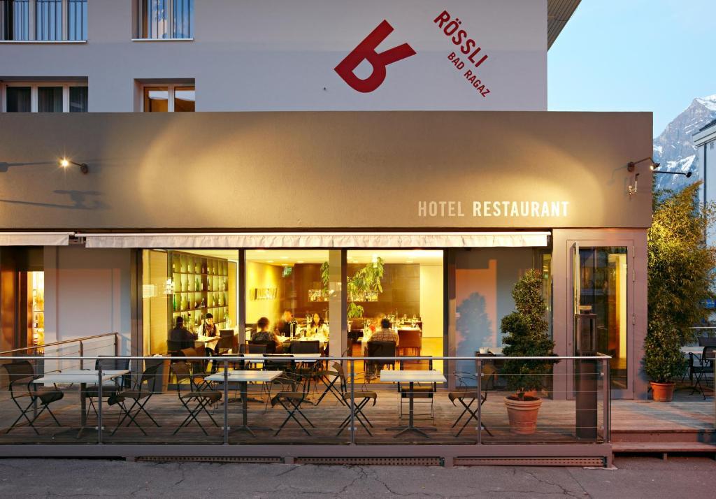 Hotel Restaurant Rossli Bad Ragaz Eksteriør billede